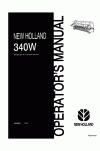 New Holland 340W Operator`s Manual
