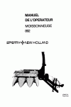 New Holland 892 Operator`s Manual