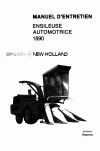 New Holland 1890 Operator`s Manual