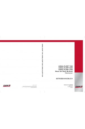 Case IH Axial-Flow 7240, Axial-Flow 8240, Axial-Flow 9240 Operator`s Manual