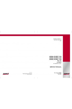 Case IH Axial-Flow 5130, Axial-Flow 6130, Axial-Flow 7130 Service Manual