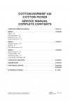 Case IH Cotton Express 620 Service Manual