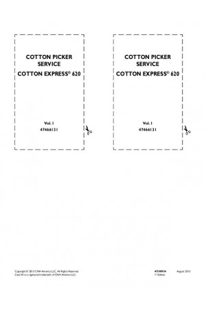 Case IH Cotton Express 620 Service Manual