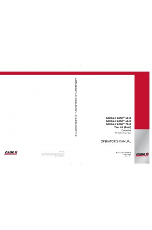 Case IH Axial-Flow 5140, Axial-Flow 6140, Axial-Flow 7140 Operator`s Manual