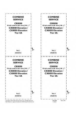 New Holland CR9090 Service Manual