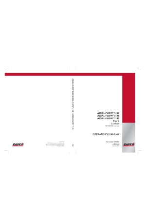 Case IH Axial-Flow 5140, Axial-Flow 6140, Axial-Flow 7140 Operator`s Manual