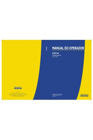 New Holland CR9.80 Operator`s Manual