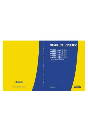 New Holland FR480, FR550, FR650, FR780, FR850 Operator`s Manual