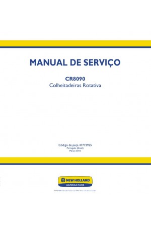 New Holland CR8090 Service Manual