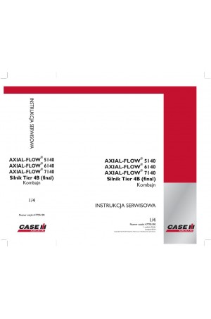 Case IH Axial-Flow 5140, Axial-Flow 6140, Axial-Flow 7140 Service Manual