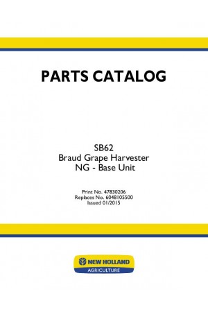 New Holland SB62 Parts Catalog