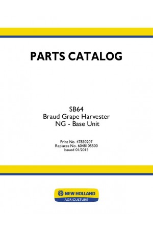 New Holland SB64 Parts Catalog