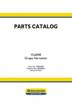 New Holland VL6040 Parts Catalog