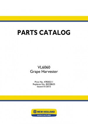 New Holland VL6060 Parts Catalog