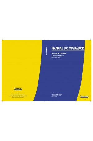 New Holland 9090X Coffee Operator`s Manual