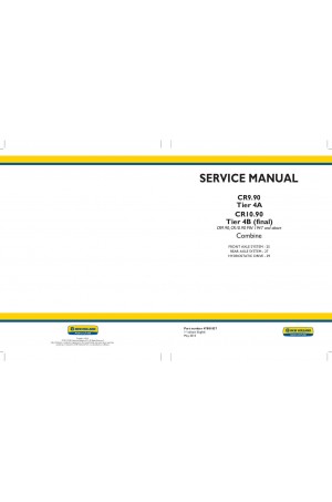 New Holland CR10.90, CR9.90 Service Manual