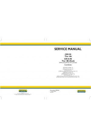 New Holland CR10.90, CR9.90 Service Manual