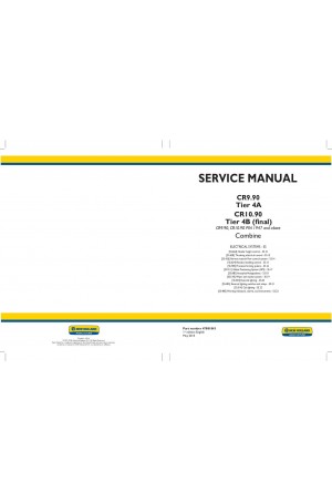 New Holland CR10.90, CR9.90 Service Manual