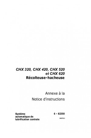 Case IH CHX320, CHX420, CHX520, CHX620 Operator`s Manual