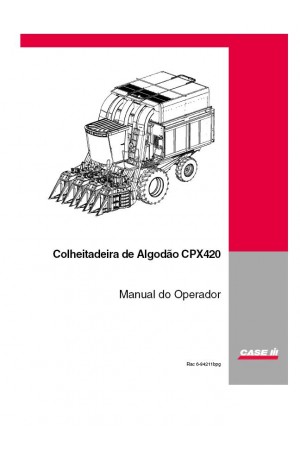 Case IH CPX420 Operator`s Manual