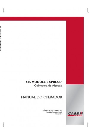 Case IH Module Express 635 Operator`s Manual