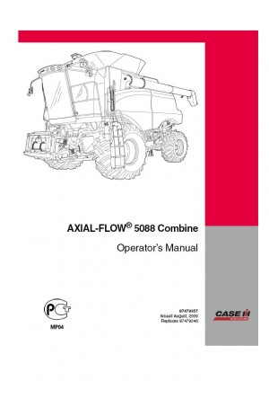 Case IH 5088, 6088, 7088 Operator`s Manual