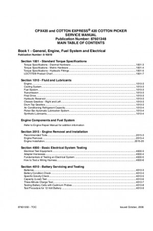 Case IH CPX420 Service Manual