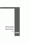 Case IH 425 Operator`s Manual