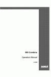 Case IH 960 Operator`s Manual