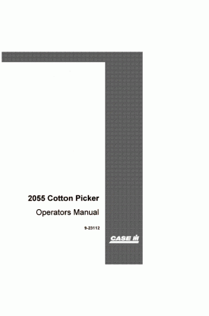 Case IH 2055 Operator`s Manual