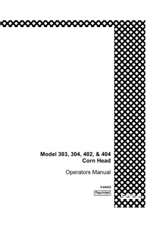 Case IH 303, 304, 402, 404 Operator`s Manual