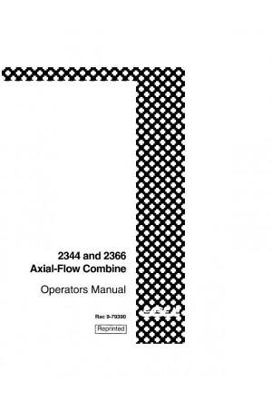 Case IH 2344, 2366 Operator`s Manual