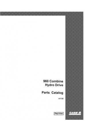 Case IH 960 Parts Catalog