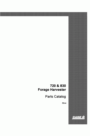 Case IH 720, 830 Parts Catalog