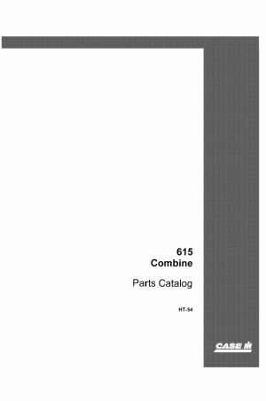Case IH 615 Parts Catalog