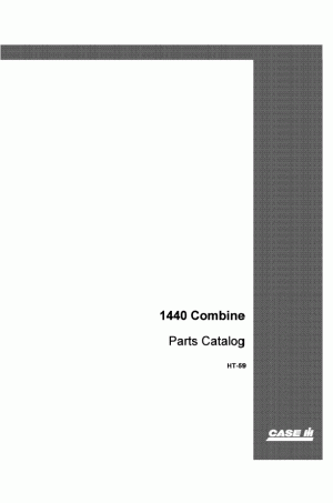 Case IH 1440 Parts Catalog