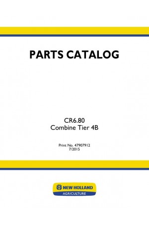 New Holland CR6.80 Parts Catalog