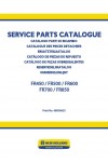 New Holland FR450, FR500, FR600, FR700, FR850 Parts Catalog