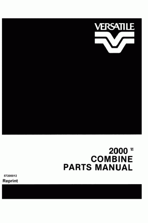 New Holland 2000 Parts Catalog