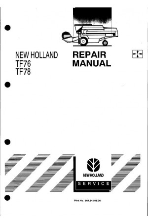 New Holland TF76, TF78 Service Manual