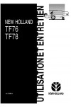 New Holland TF76, TF78 Operator`s Manual
