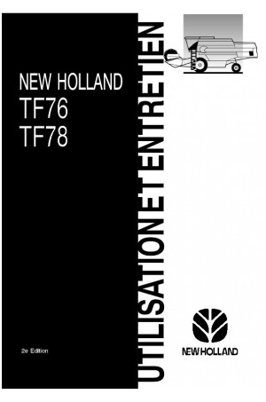 New Holland TF76, TF78 Operator`s Manual