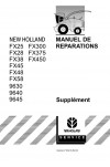 New Holland 9630, 9640, 9645, FX25, FX28, FX300, FX375, FX38, FX45, FX450, FX48, FX58 Service Manual