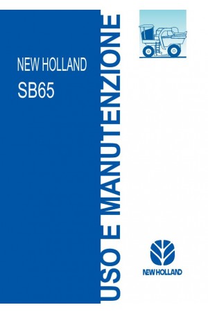 New Holland SB65 Operator`s Manual
