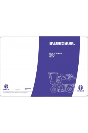 New Holland VL570 Operator`s Manual