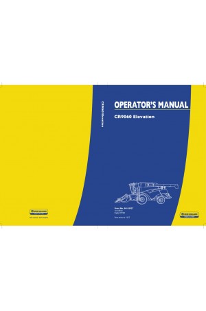 New Holland CR9060 Operator`s Manual