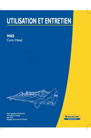 New Holland 98 Operator`s Manual