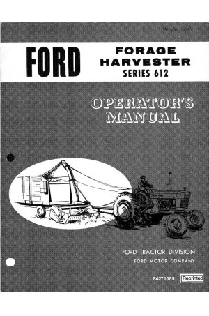 New Holland 612 Operator`s Manual