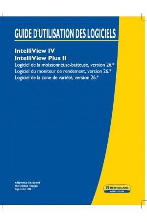 New Holland Intelliview Operator`s Manual