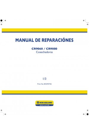 New Holland CR9060, CR9080 Service Manual